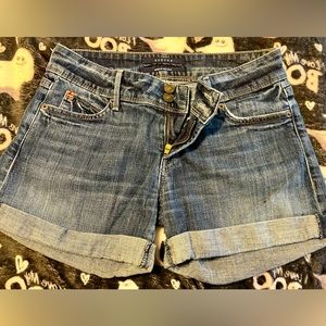 Hudson jean shorts, size 27"